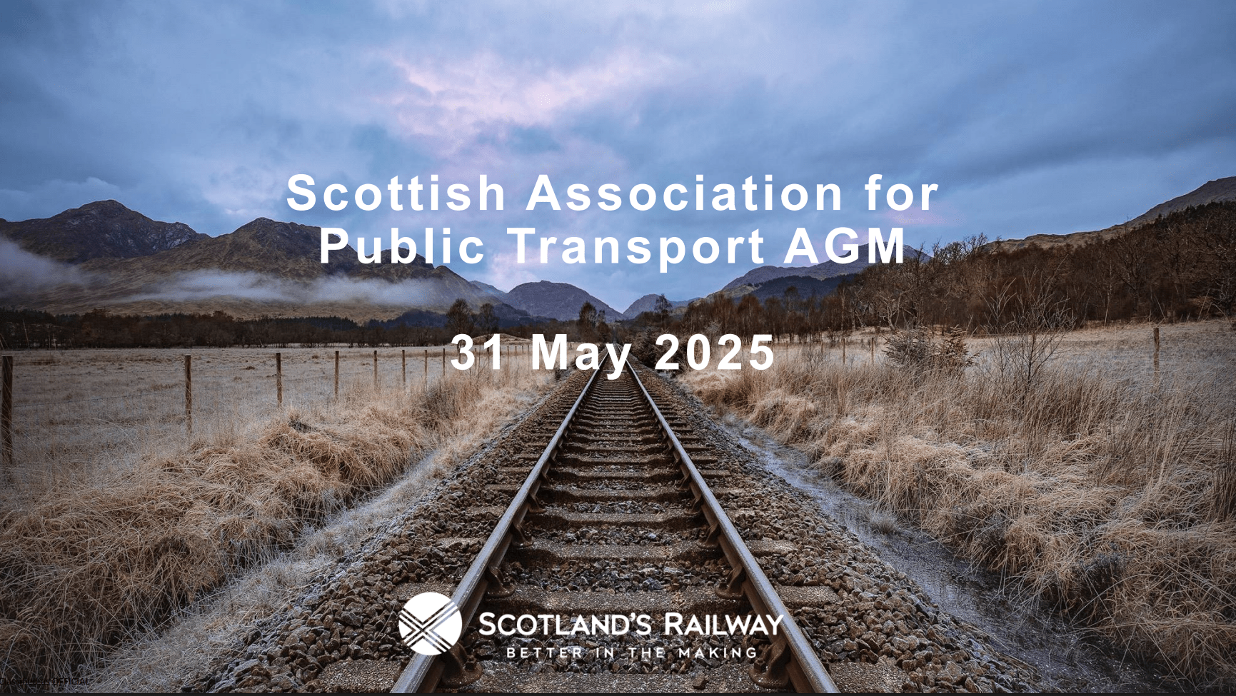 Scott Prentice, Strategy and Planning Director, ScotRail speaking at SAPT AGM