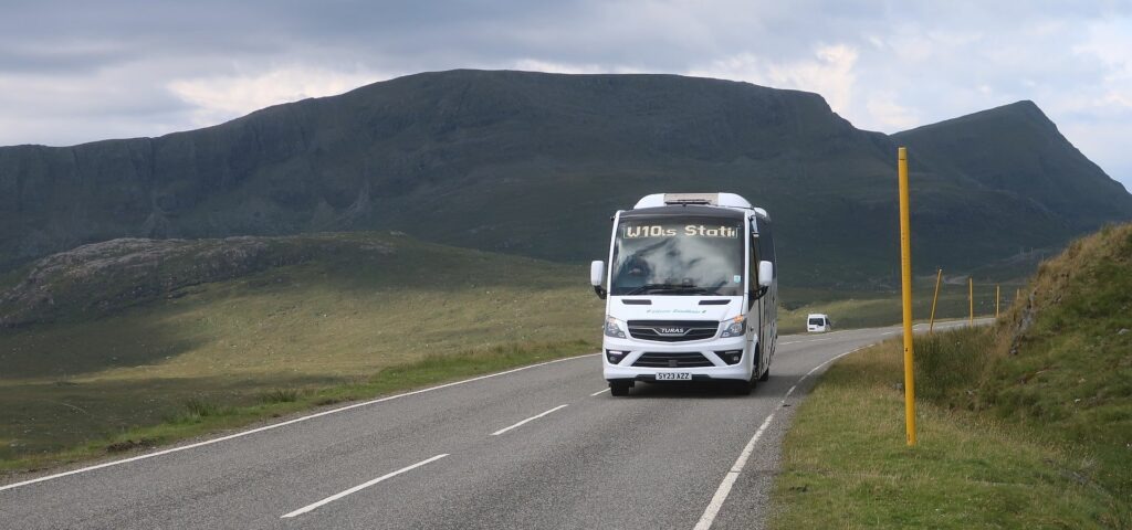 Exploring Lewis and Harris by bus
