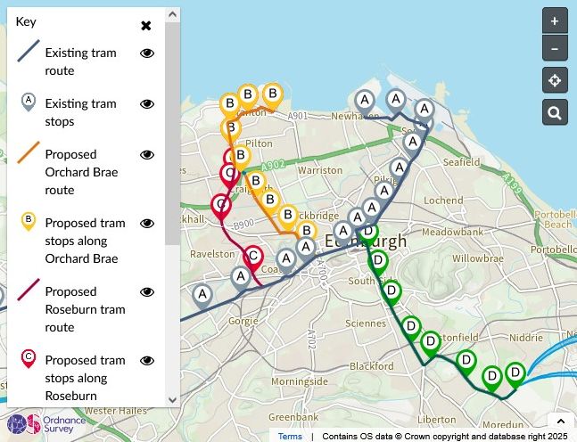 Edinburgh Tram Expansion Proposals