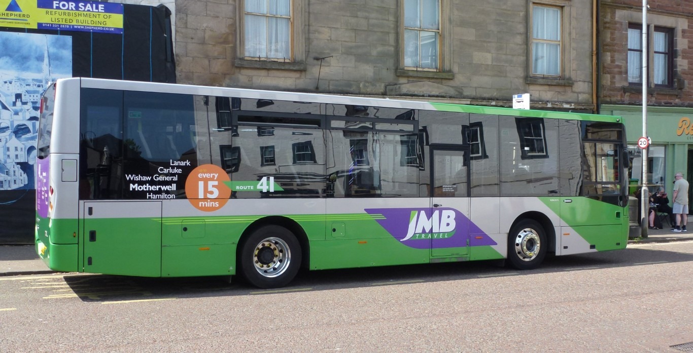 From Lanark to Hamilton with JMB Travel